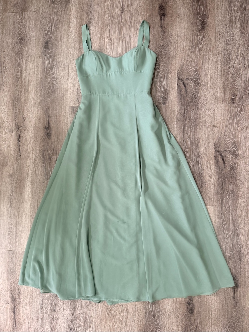 Jenny Yoo Mint Green Maxi Dress